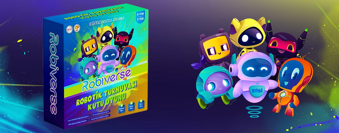 robiverse robotik turnuvasi egitici kutu oyunu